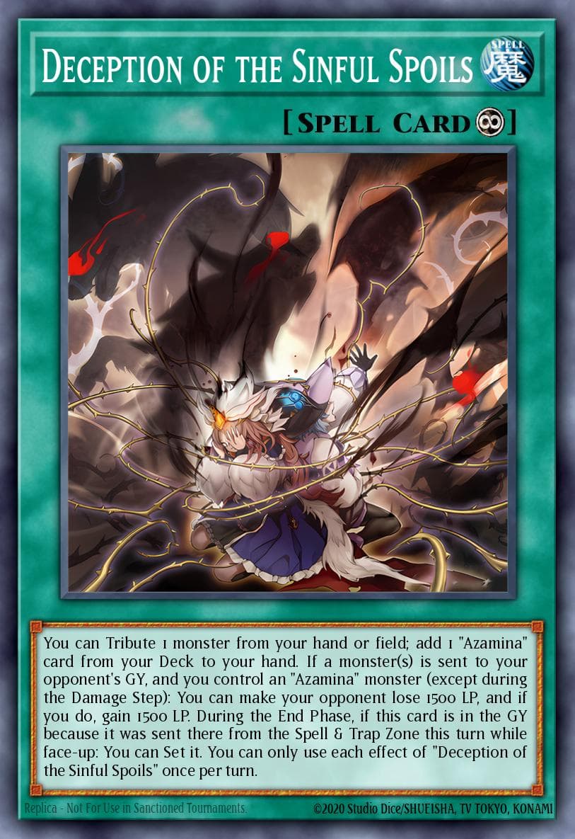 Deception of the Sinful Spoils — Yu-Gi-Oh! card