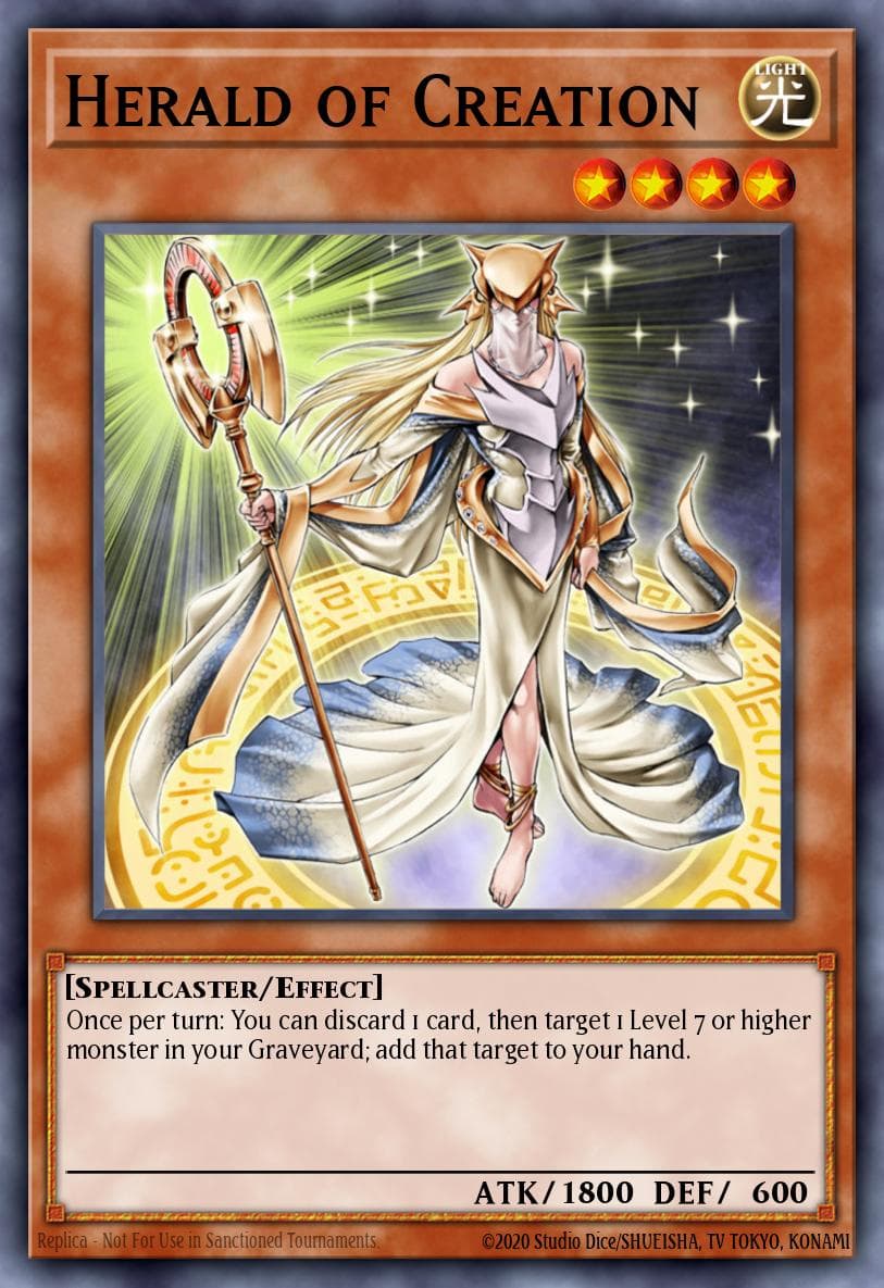 Herald of Creation — Yu-Gi-Oh! card
