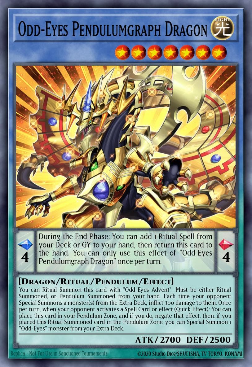 Odd-Eyes Pendulumgraph Dragon — Dimension Force