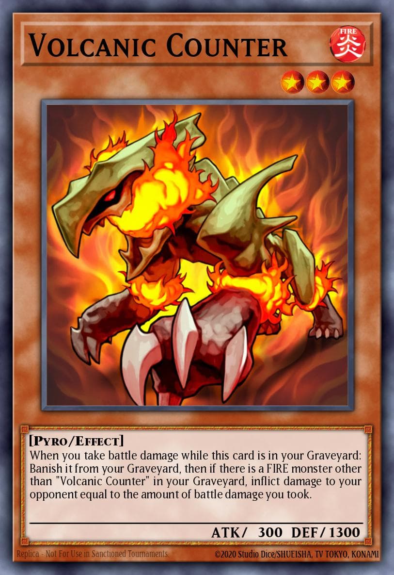 Volcanic Counter — Yu-Gi-Oh! card