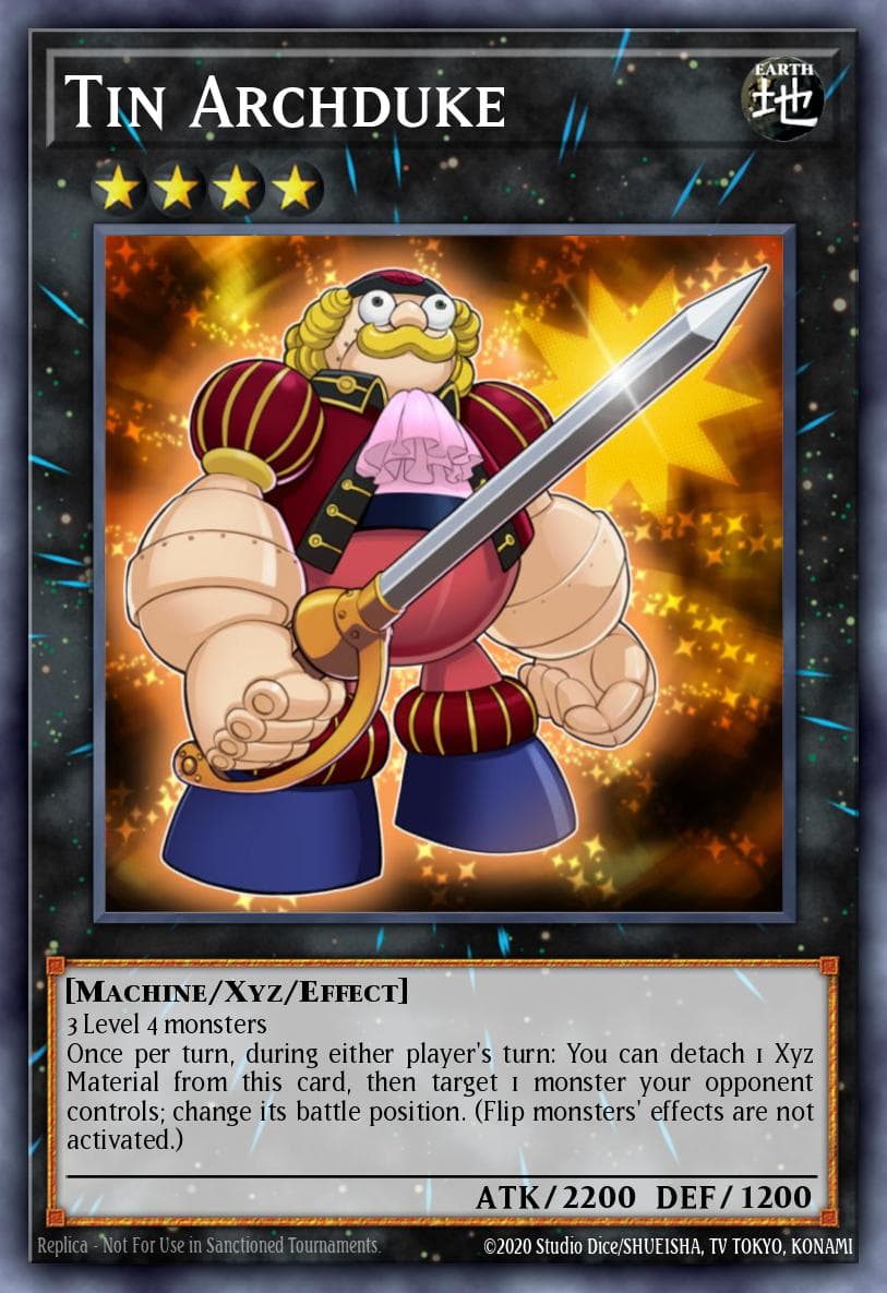 Tin Archduke — Hidden Arsenal 7: Knight of Stars Yu-Gi-Oh! card by KAZUKI TAKAHASHI