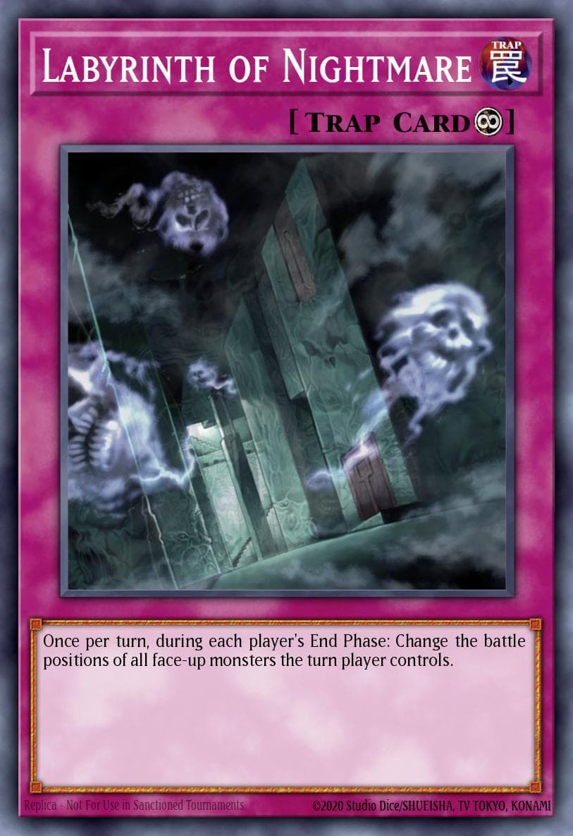 Labyrinth of Nightmare — Ancient Sanctuary Yu-Gi-Oh! card by KAZUKI TAKAHASHI