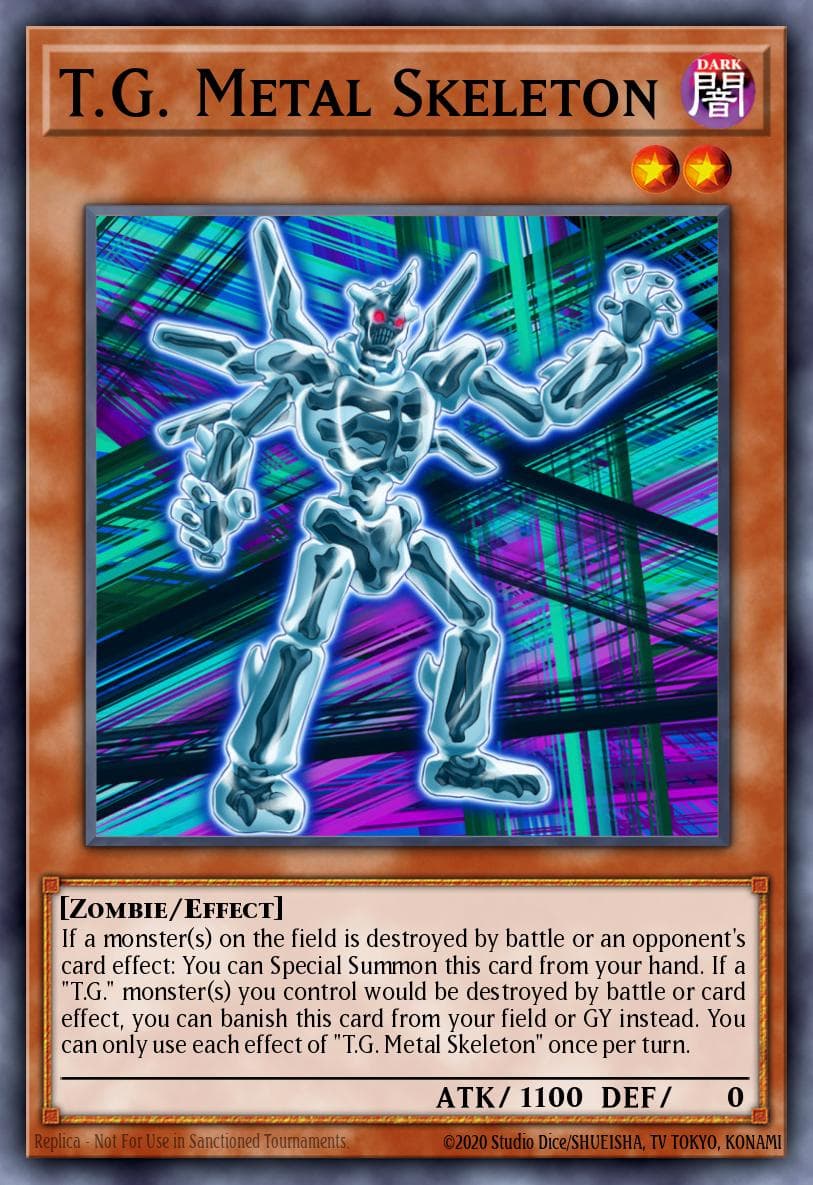 T.G. Metal Skeleton — Battles of Legend: Hero's Revenge Yu-Gi-Oh! card by KAZUKI TAKAHASHI