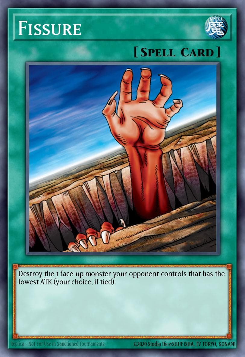 Fissure — Yu-Gi-Oh! card