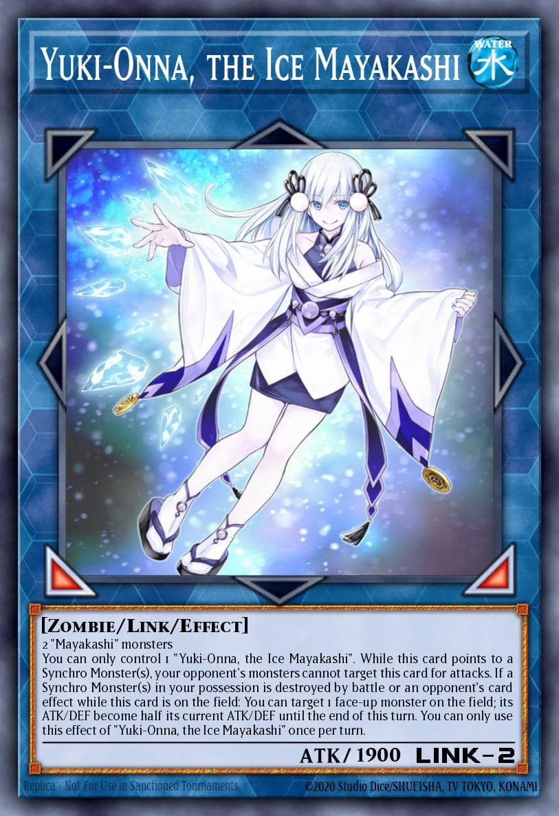 Yuki-Onna, the Ice Mayakashi — Yu-Gi-Oh! card