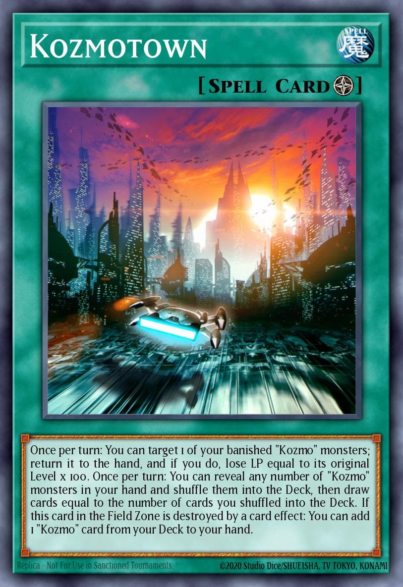 Kozmotown — Astral Pack 8 Yu-Gi-Oh! card by KAIZUKA TAKASHI