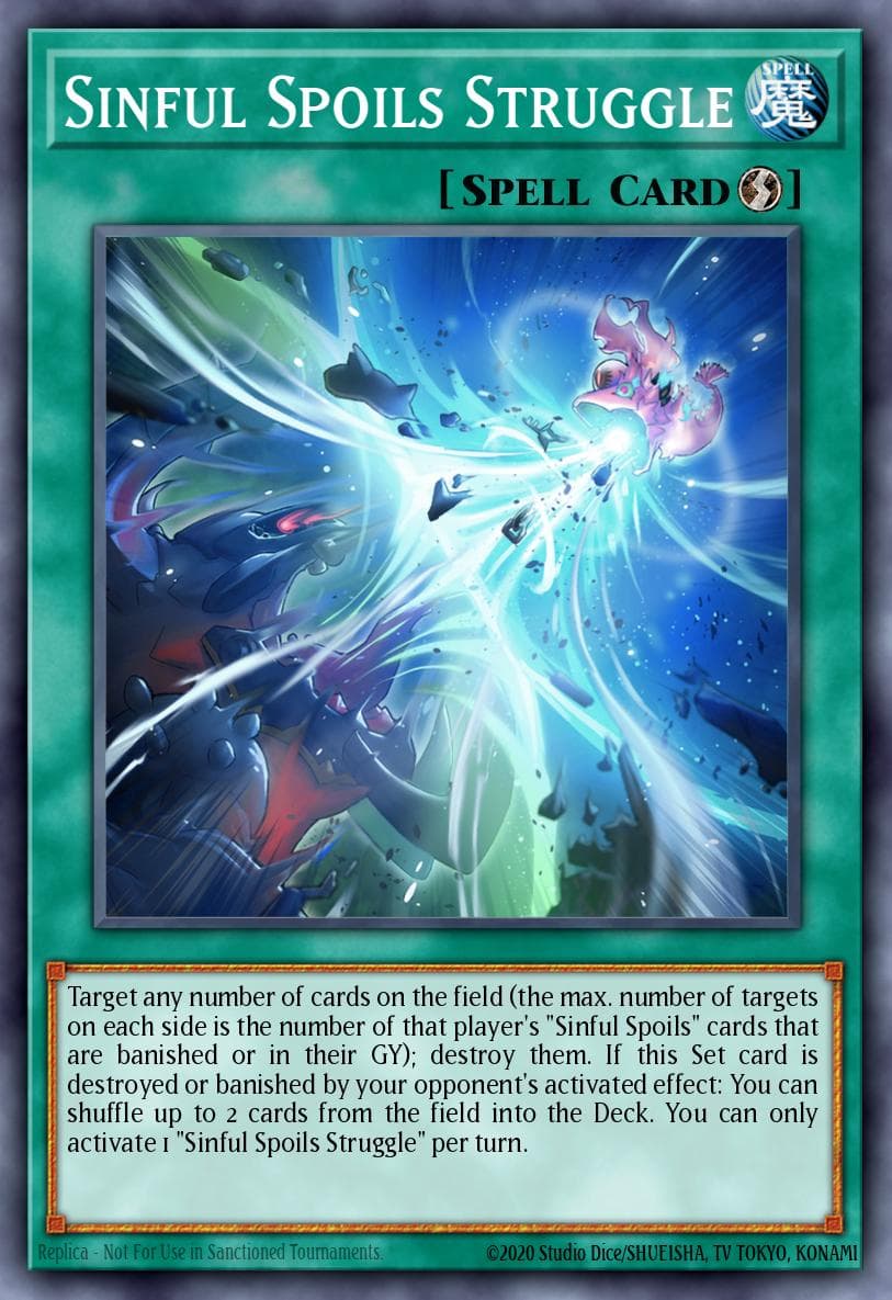 Sinful Spoils Struggle — 2025 Mega-Pack Tin