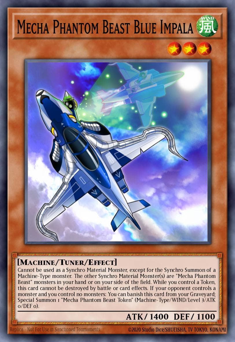 Mecha Phantom Beast Blue Impala — 2014 Mega-Tin Mega Pack