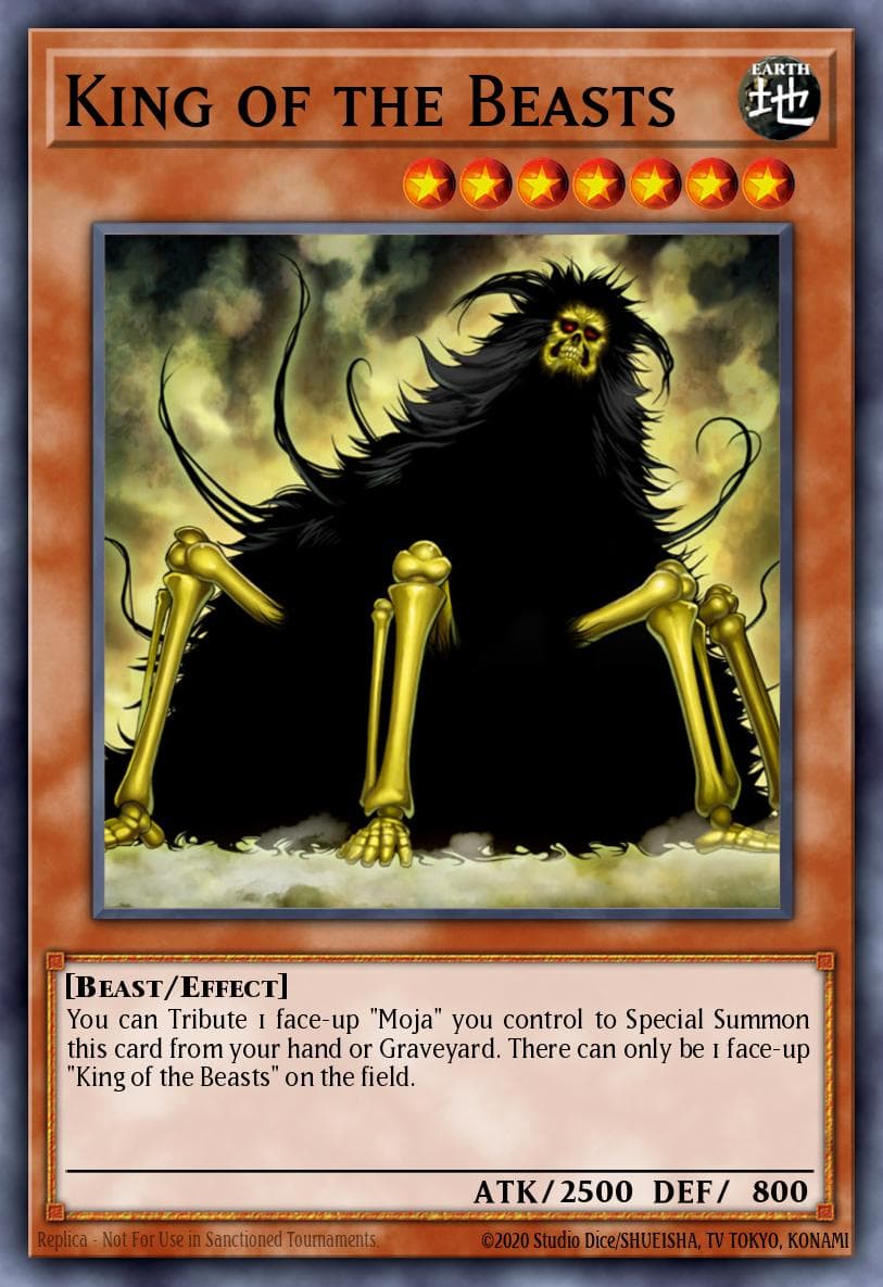 King of the Beasts — Raging Battle Yu-Gi-Oh! card by KAZUKI TAKAHASHI