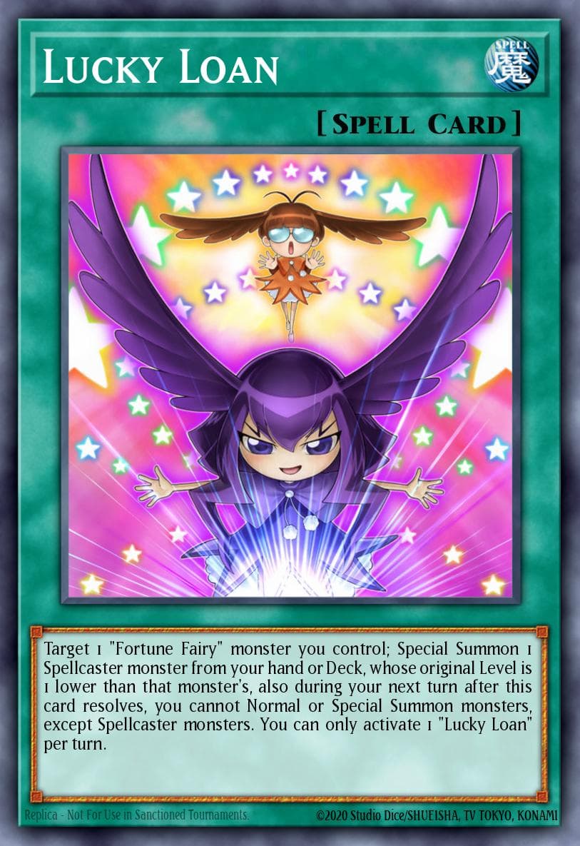 Lucky Loan — Battles of Legend: Hero's Revenge Yu-Gi-Oh! card by KAZUKI TAKAHASHI