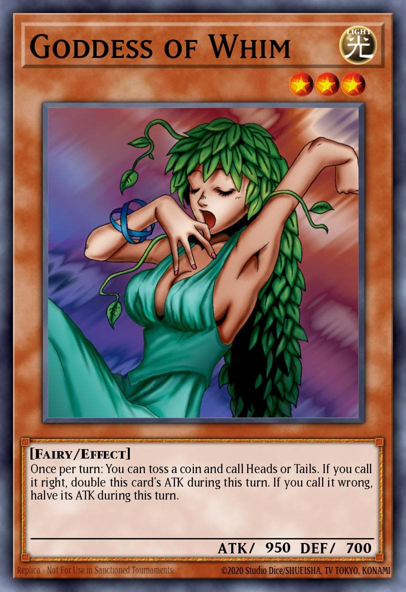Goddess of Whim — Legendary Collection 3: Yugi's World Yu-Gi-Oh! card by KAZUKI TAKAHASHI