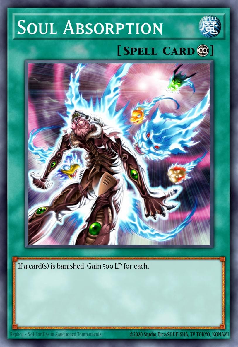 Soul Absorption — Invasion of Chaos Yu-Gi-Oh! card by KAZUKI TAKAHASHI