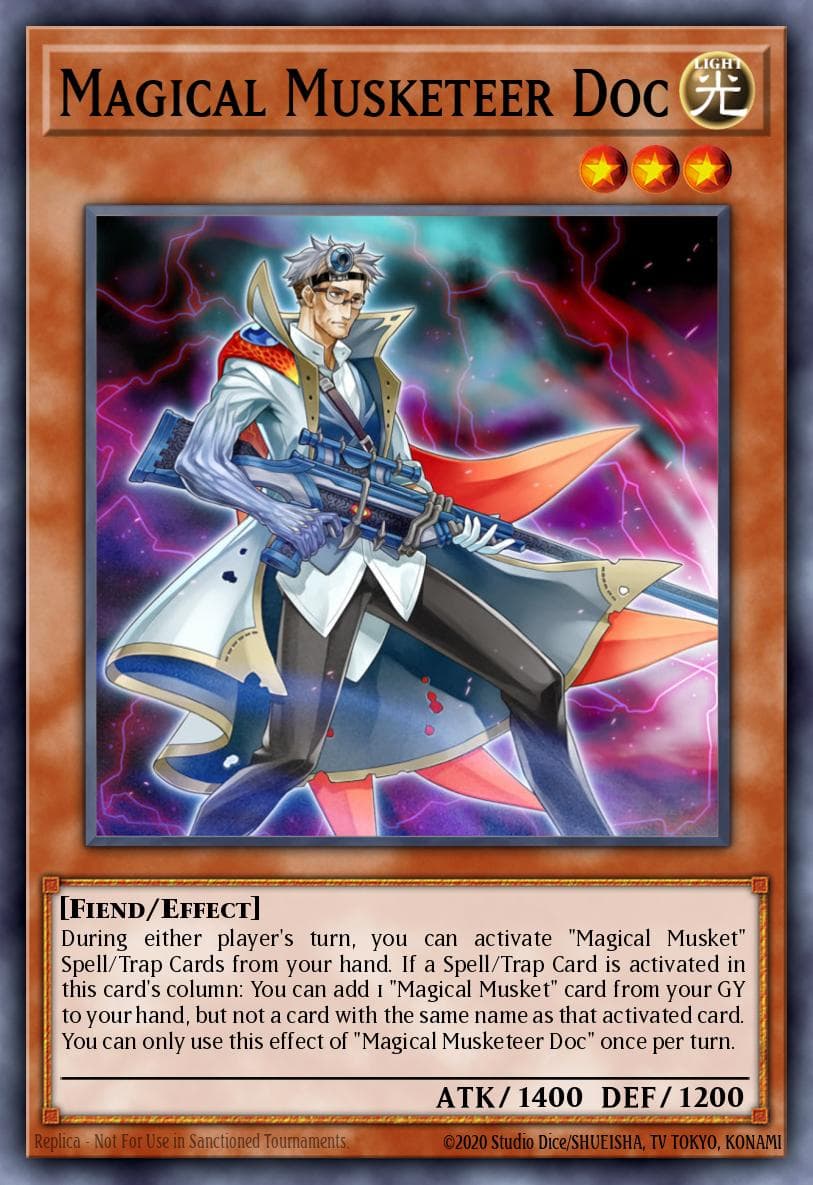 Magical Musketeer Doc — Spirit Warriors Yu-Gi-Oh! card by KAZUKI TAKAHASHI