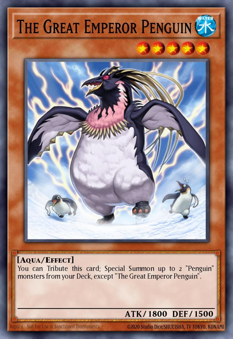 The Great Emperor Penguin — OTS Tournament Pack 17 Yu-Gi-Oh! card by Shueisha, Inc.