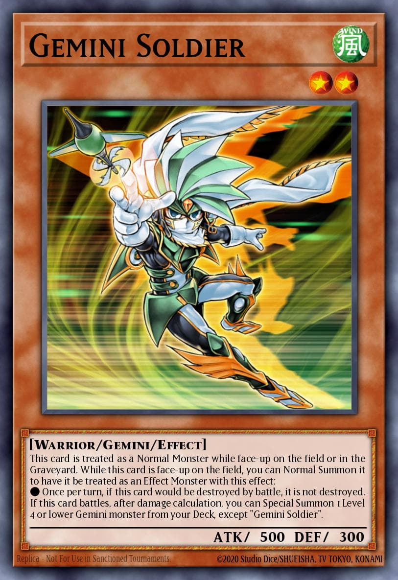 Gemini Soldier — Yu-Gi-Oh! card
