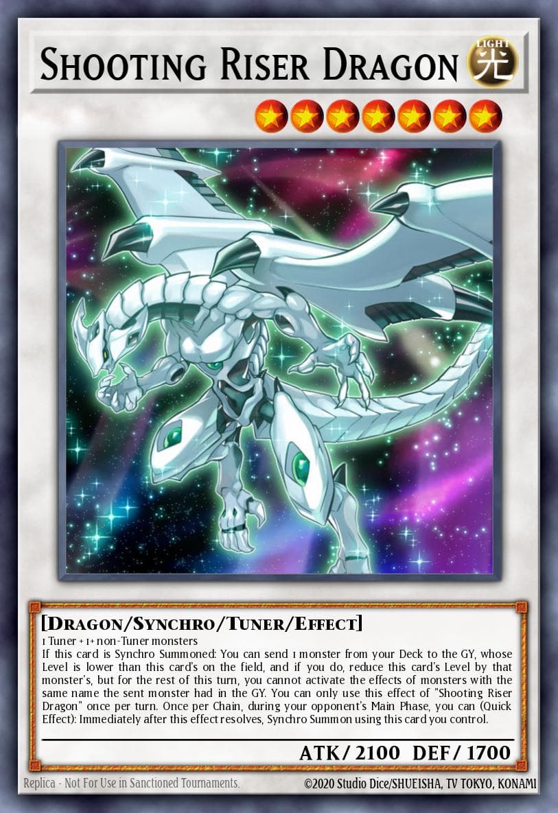 Shooting Riser Dragon — Yu-Gi-Oh! card