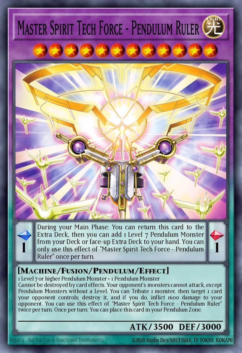 Master Spirit Tech Force - Pendulum Ruler — ygo-unknown