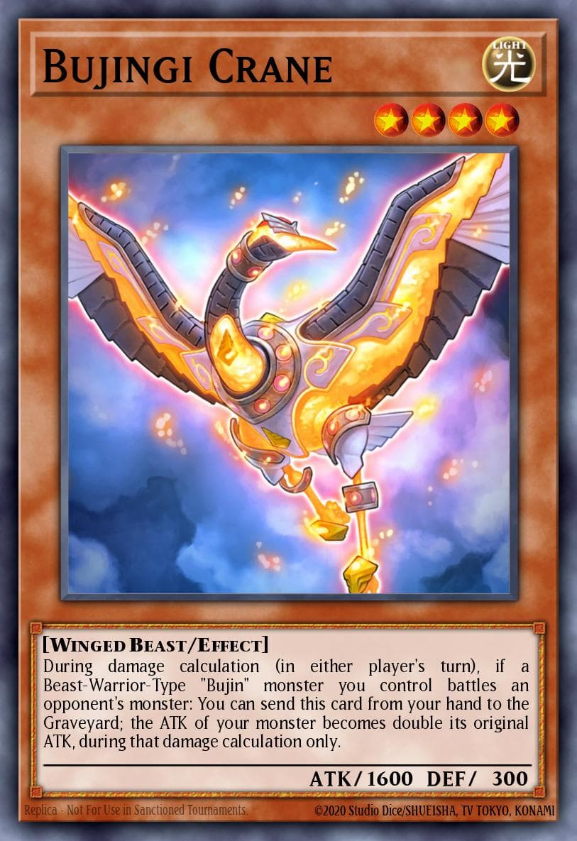 Bujingi Crane — Yu-Gi-Oh! card