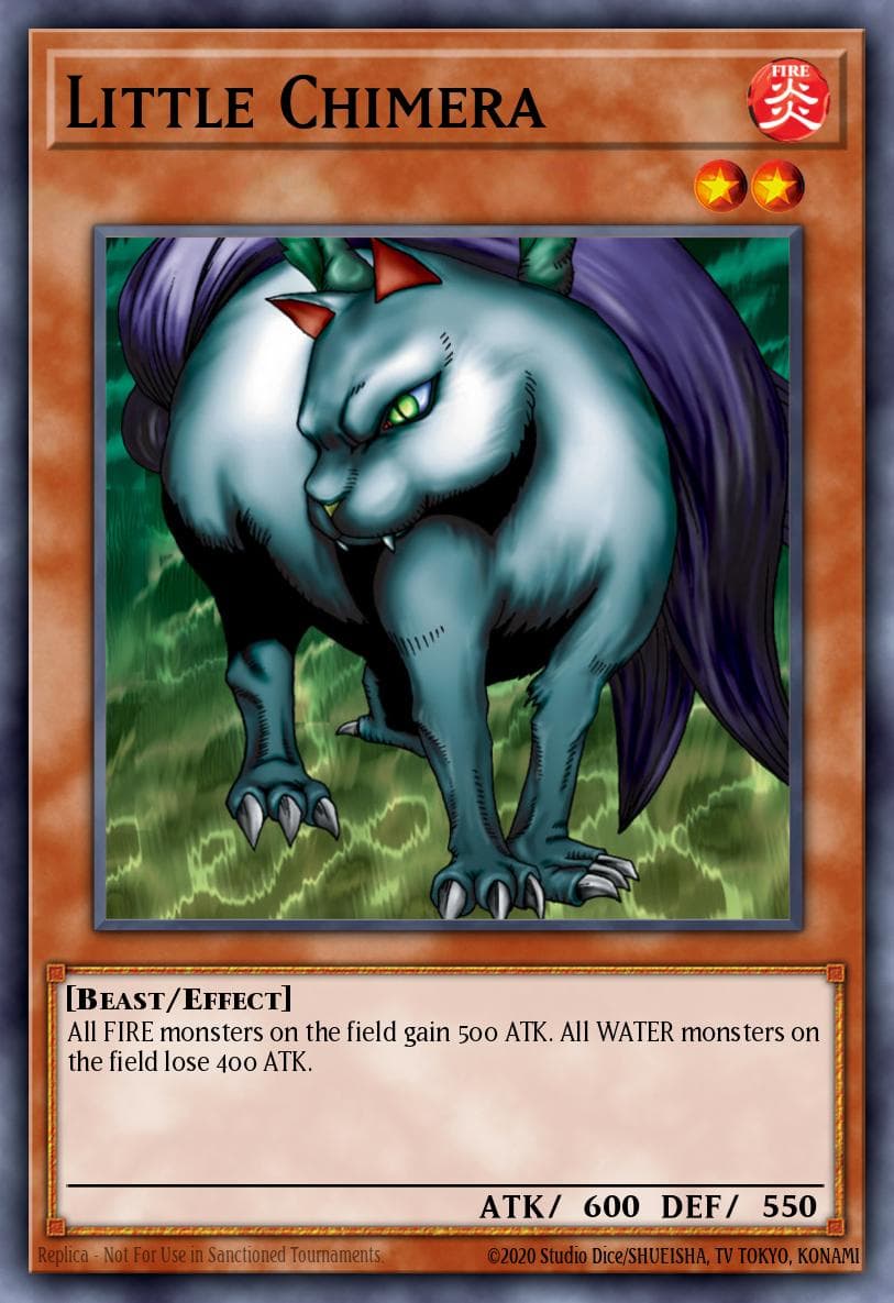 Little Chimera — Structure Deck: Blaze of Destruction Yu-Gi-Oh! card by Kagemaru Himeno