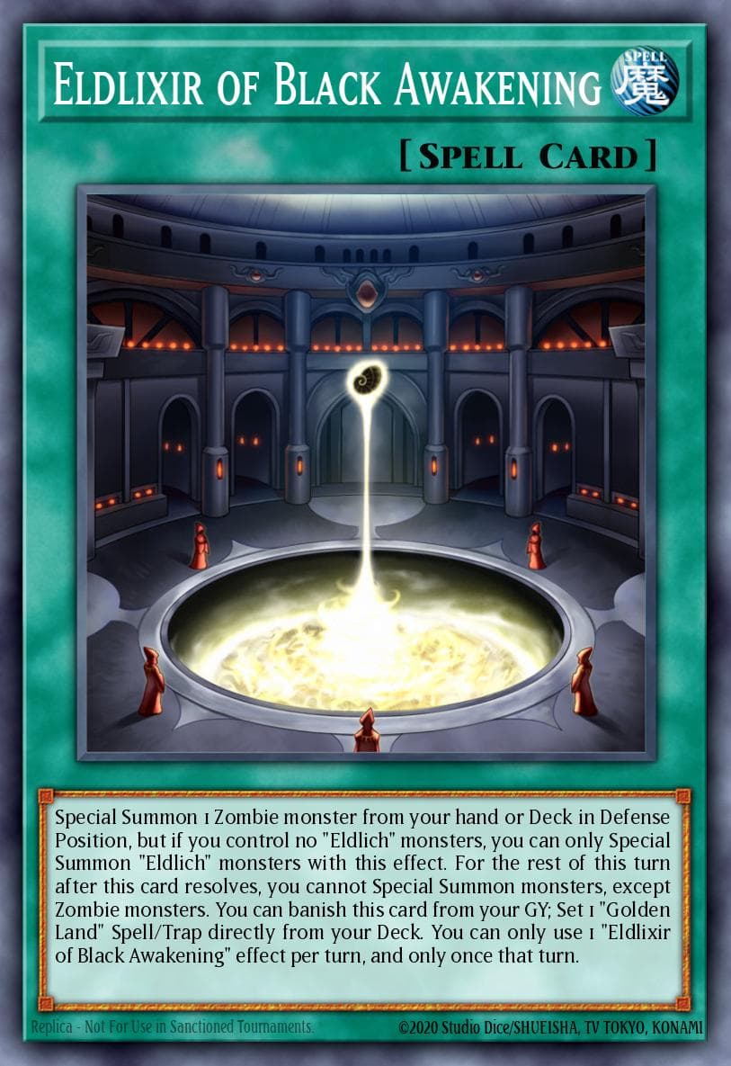 Eldlixir of Black Awakening — Yu-Gi-Oh! card