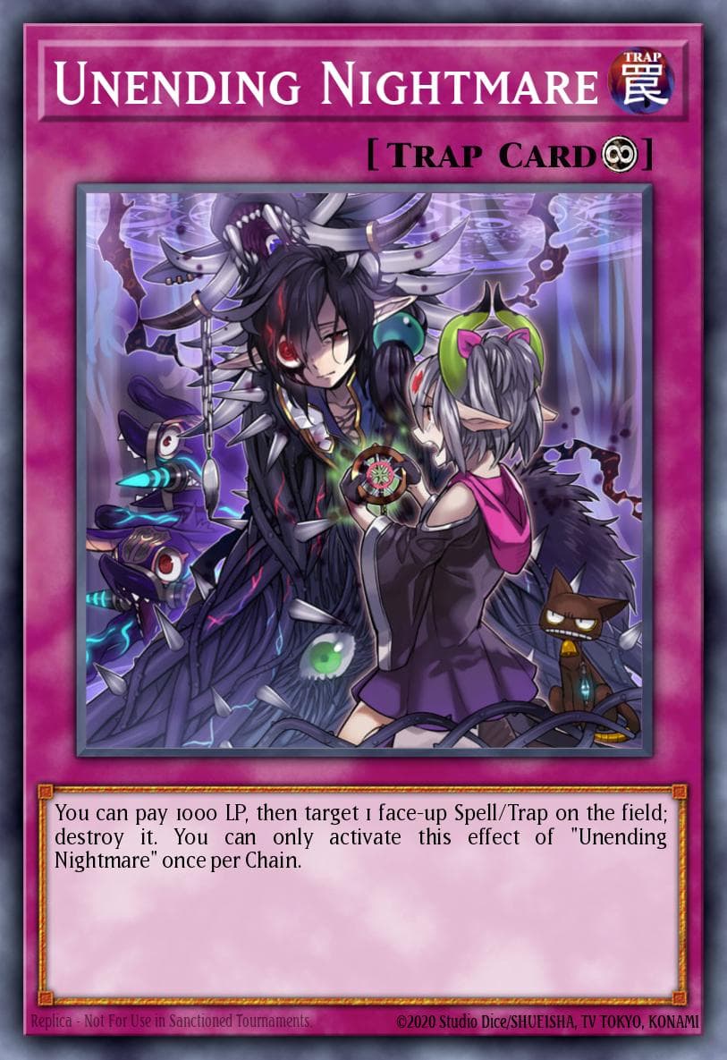 Unending Nightmare — Structure Deck: Shaddoll Showdown Yu-Gi-Oh! card by KAZUKI TAKAHASHI