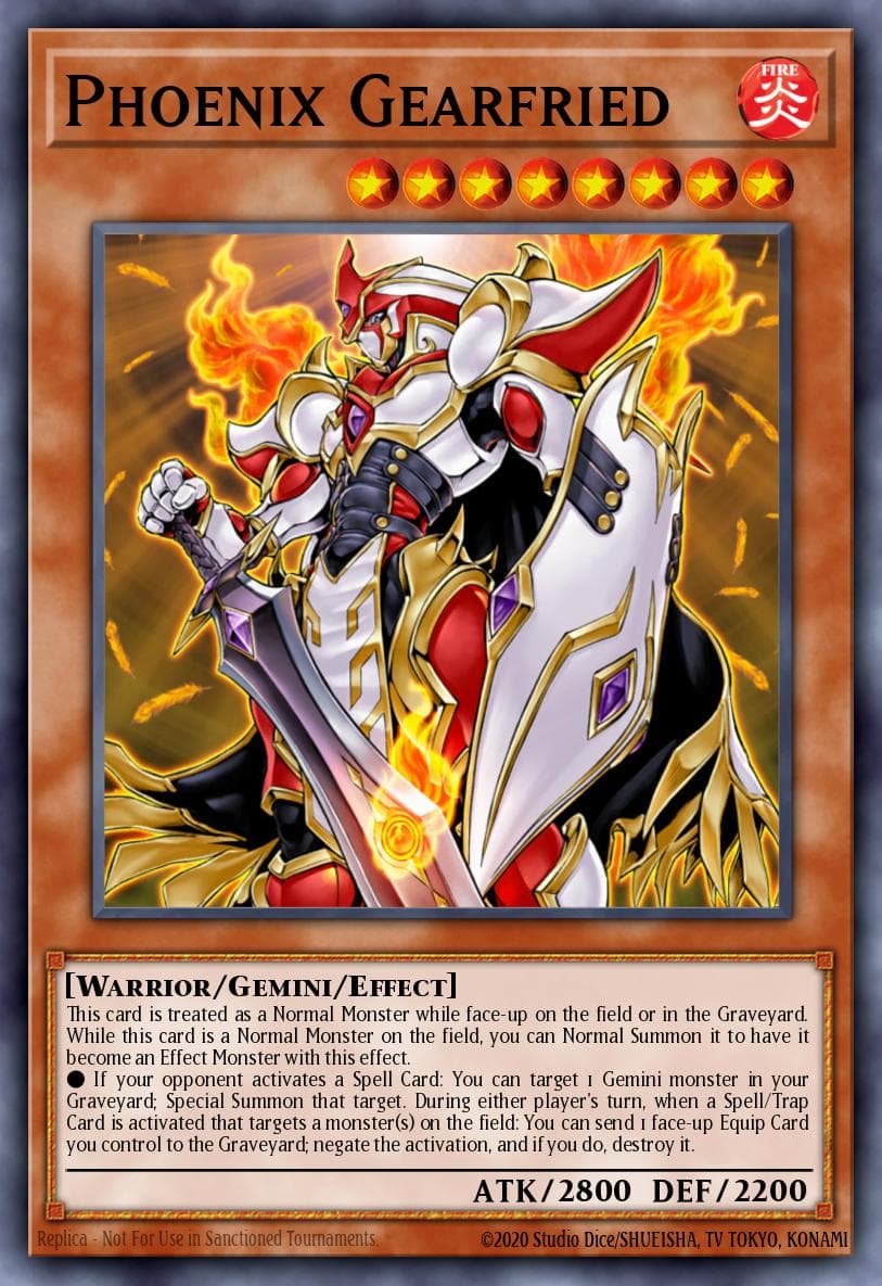 Phoenix Gearfried — Yu-Gi-Oh! card