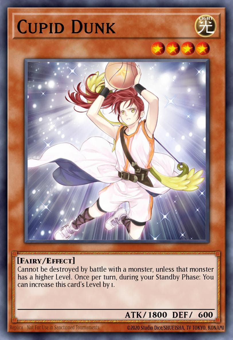 Cupid Dunk — Dark Neostorm Yu-Gi-Oh! card by KAZUKI TAKAHASHI