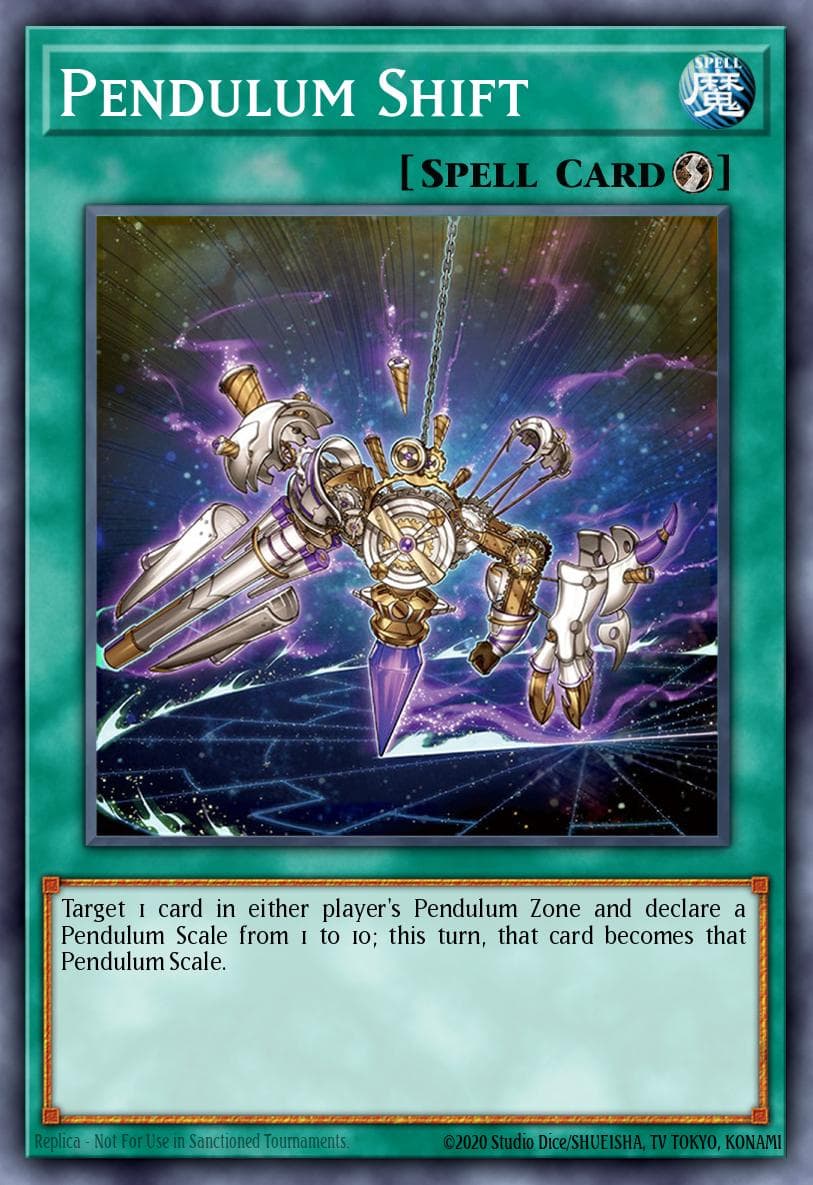 Pendulum Shift — Structure Deck: Master of Pendulum Yu-Gi-Oh! card by NAOKI TAKAHASHI