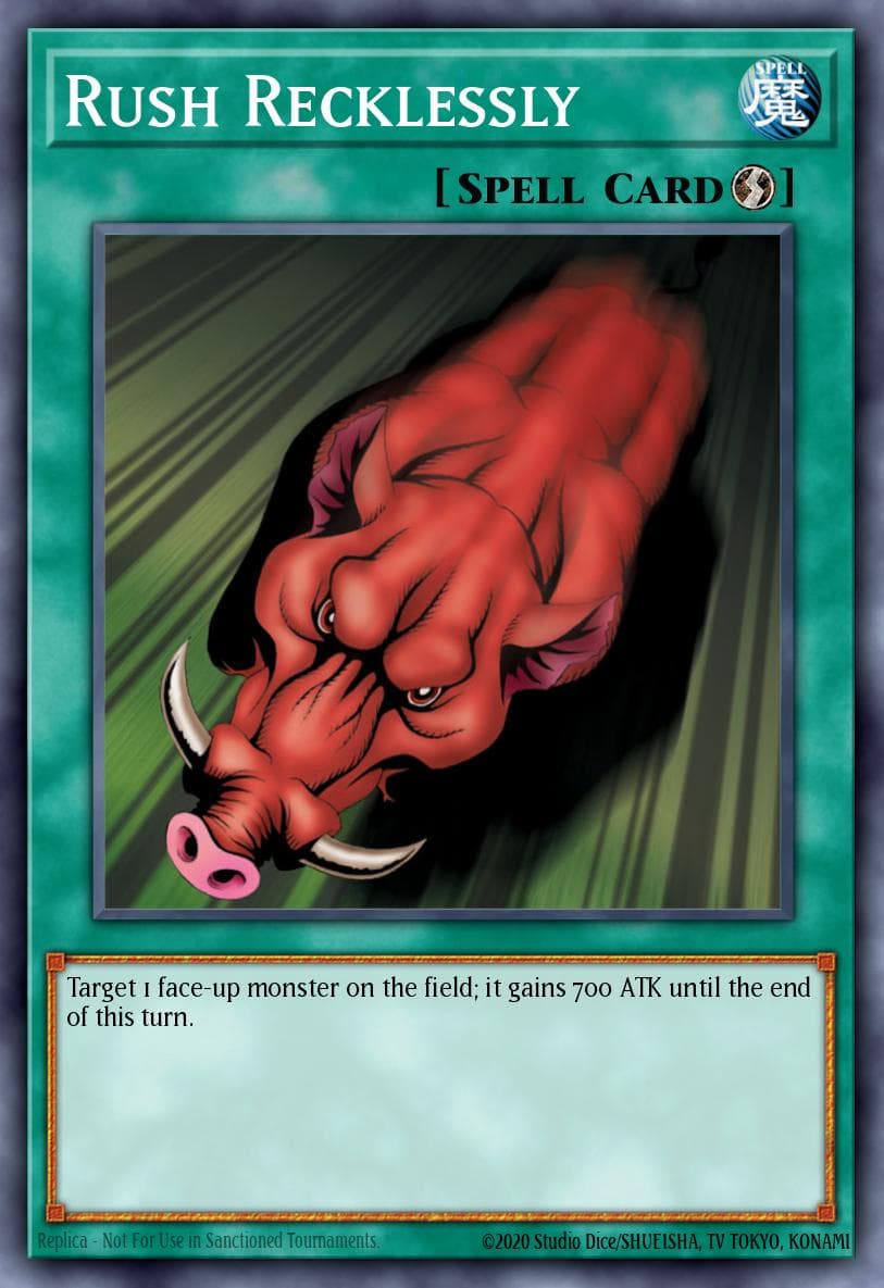 Rush Recklessly — Duel Terminal 3 Yu-Gi-Oh! card by Kagemaru Himeno