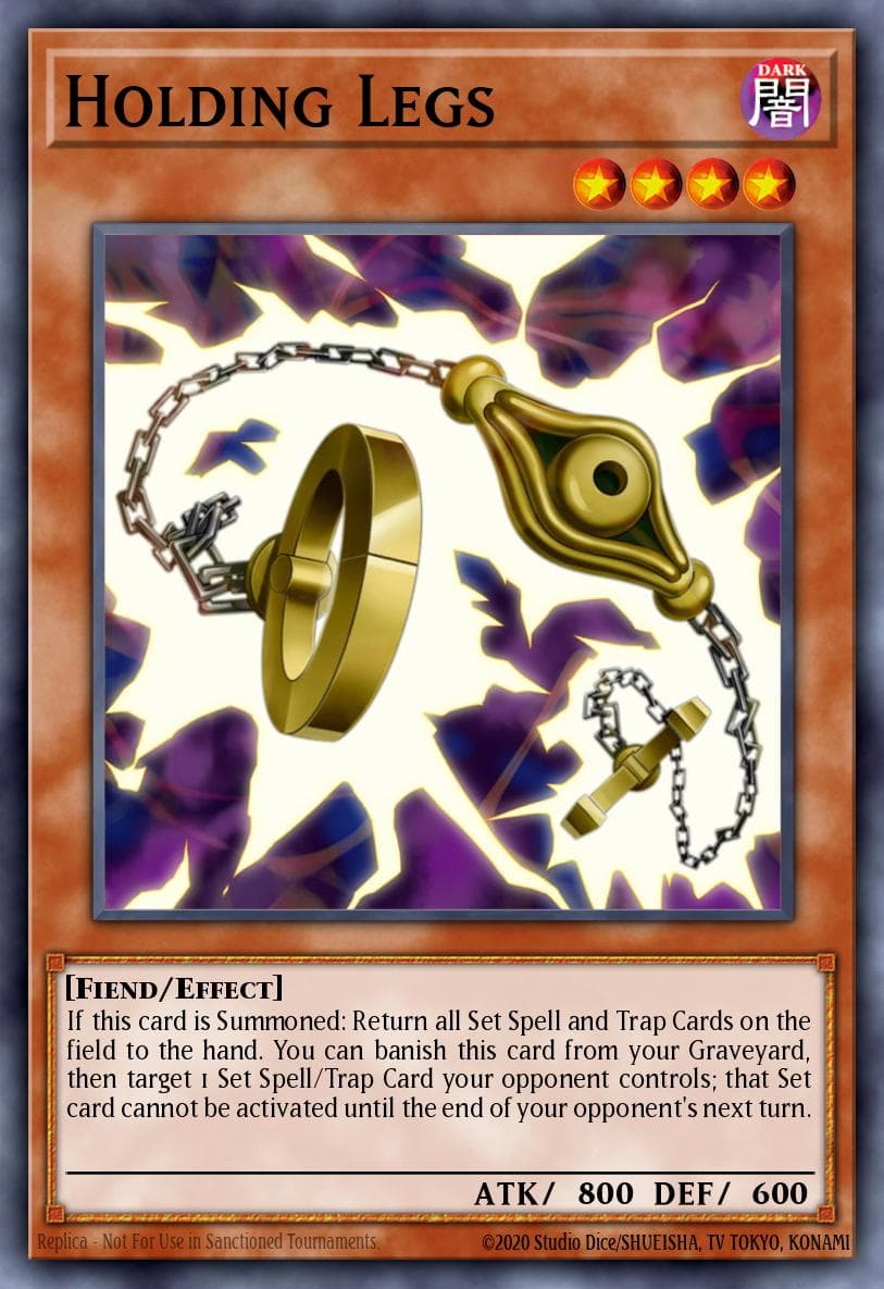 Holding Legs — Yu-Gi-Oh! card