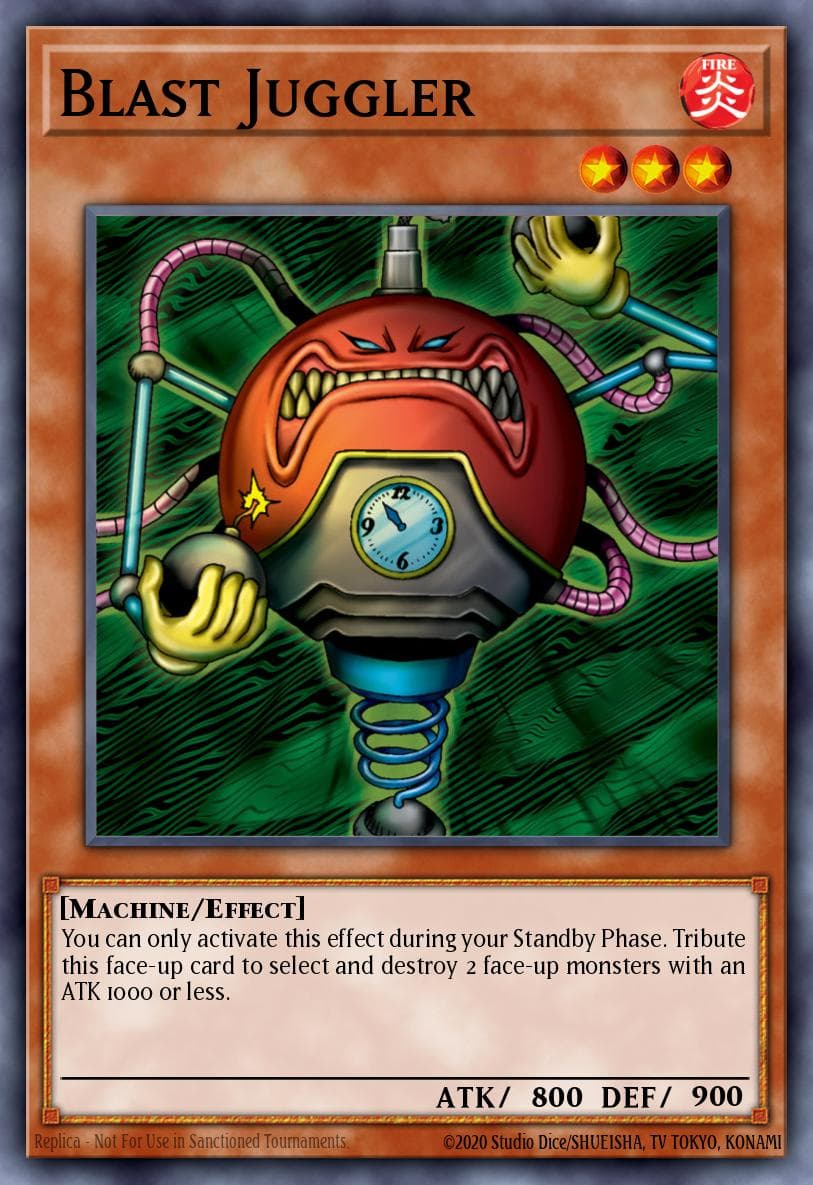 Blast Juggler — Metal Raiders Yu-Gi-Oh! card by KAZUKI TAKAHASHI