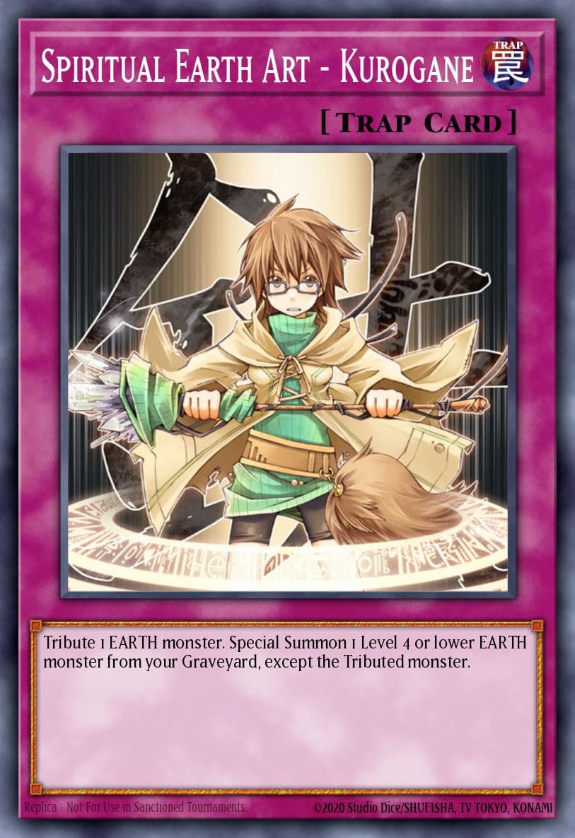 Spiritual Earth Art - Kurogane — Cybernetic Revolution Yu-Gi-Oh! card by KAZUKI TAKAHASHI