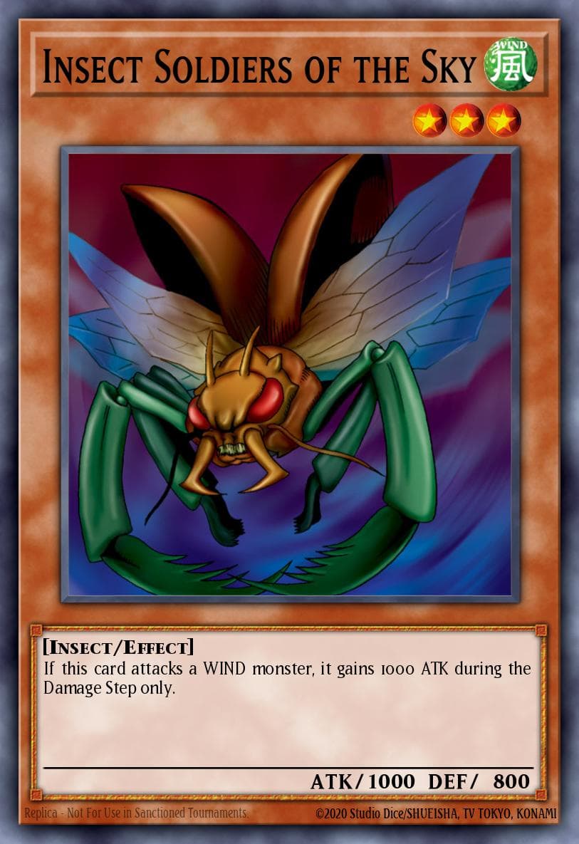 Insect Soldiers of the Sky — Metal Raiders (25th Anniversary Edition) Yu-Gi-Oh! card by Studio Dice