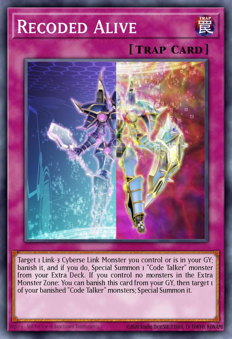 Recoded Alive — Yu-Gi-Oh! card