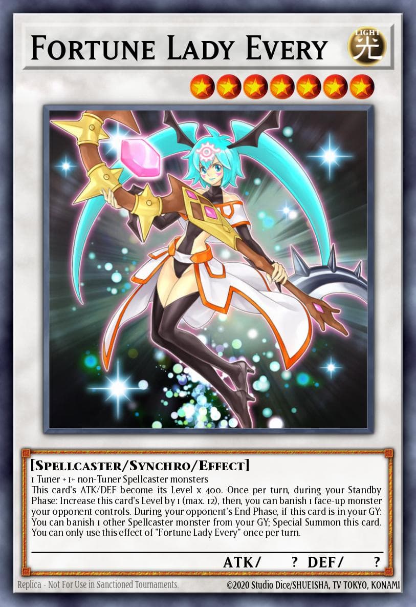 Fortune Lady Every — Yu-Gi-Oh! card