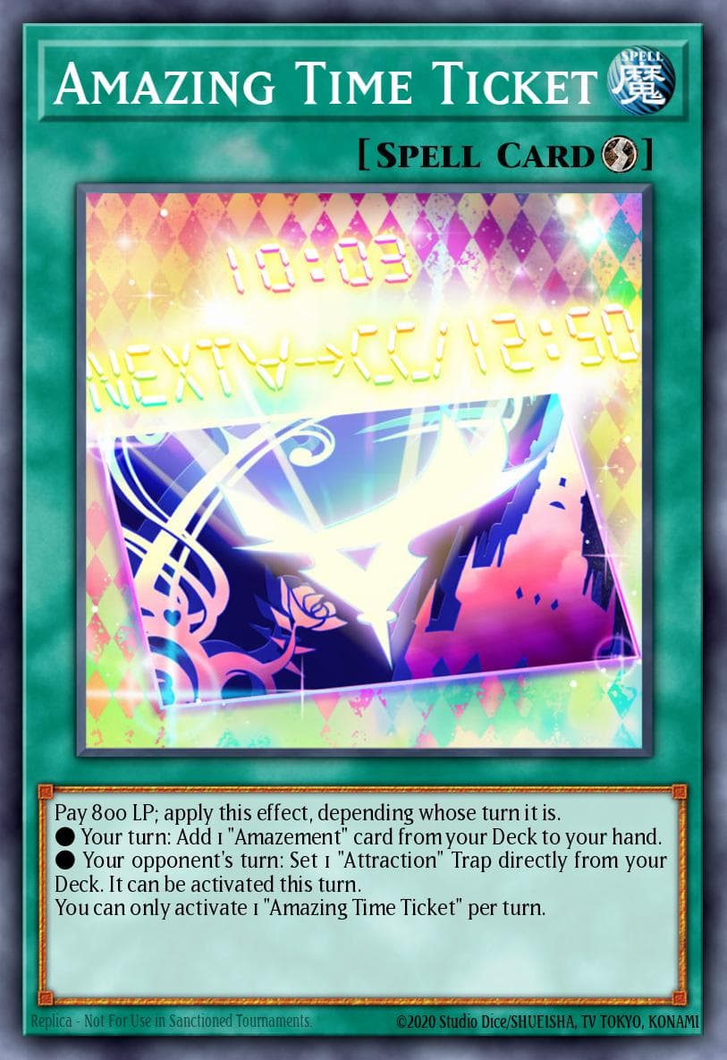 Amazing Time Ticket — Lightning Overdrive