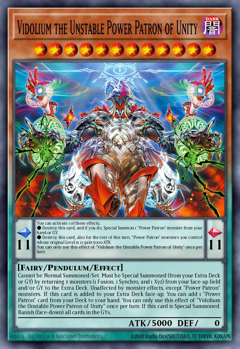 Vidrium the Power Patron of Chaos Extermination — ygo-unknown