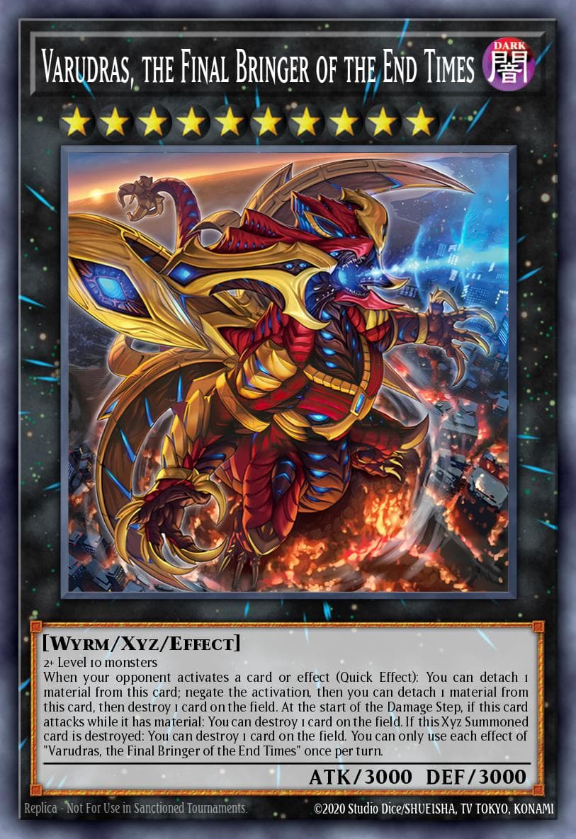 Varudras, the Final Bringer of the End Times — Yu-Gi-Oh! card