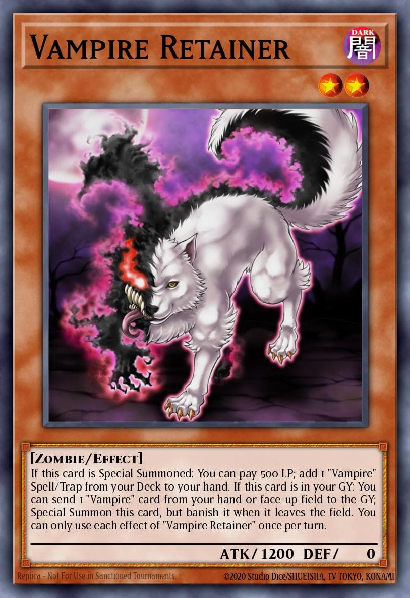 Vampire Retainer — OTS Tournament Pack 18 Yu-Gi-Oh! card by Studio Dice/SHUEISHA, TV TOKYO, KONAMI