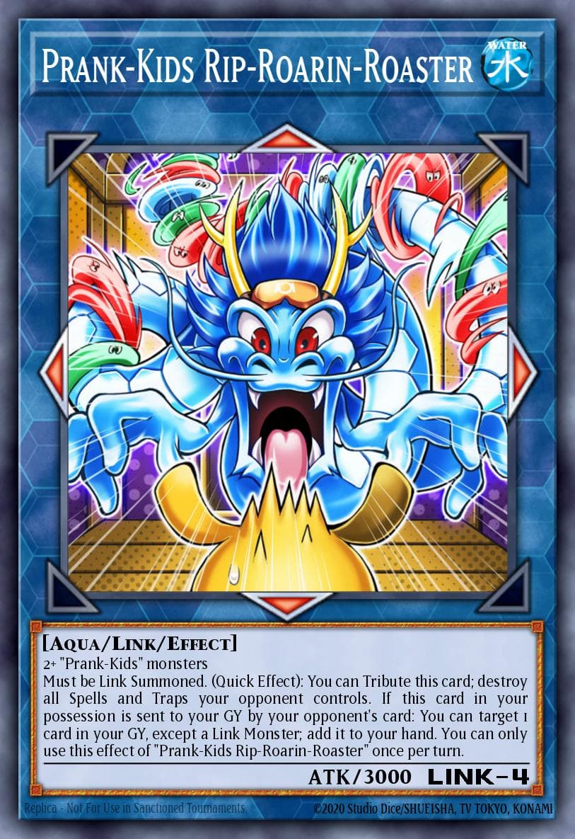 Prank-Kids Rip-Roarin-Roaster — Hidden Summoners Yu-Gi-Oh! card by Konami