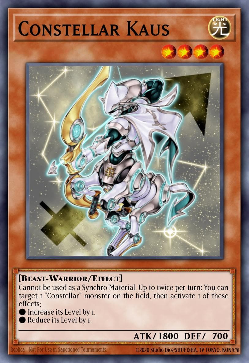 Constellar Kaus — Yu-Gi-Oh! card