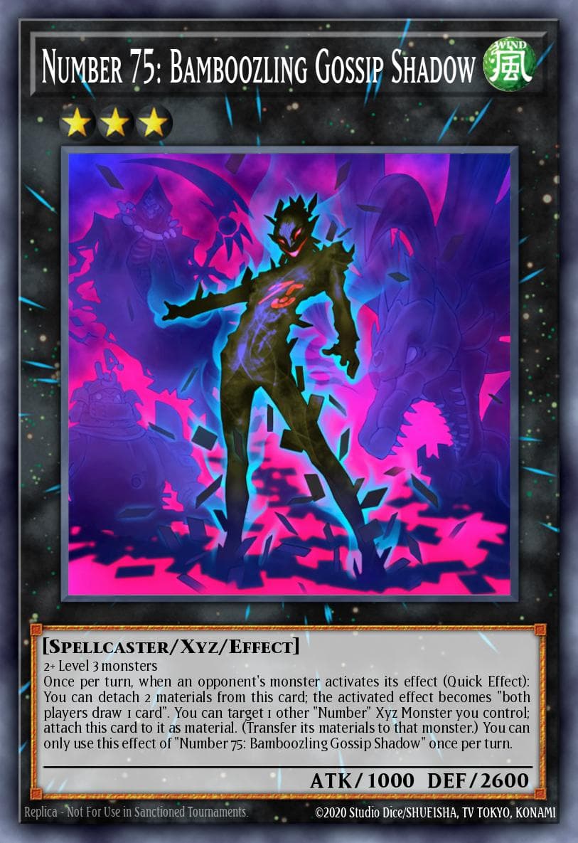 Number 75: Bamboozling Gossip Shadow — Battles of Legend: Relentless Revenge