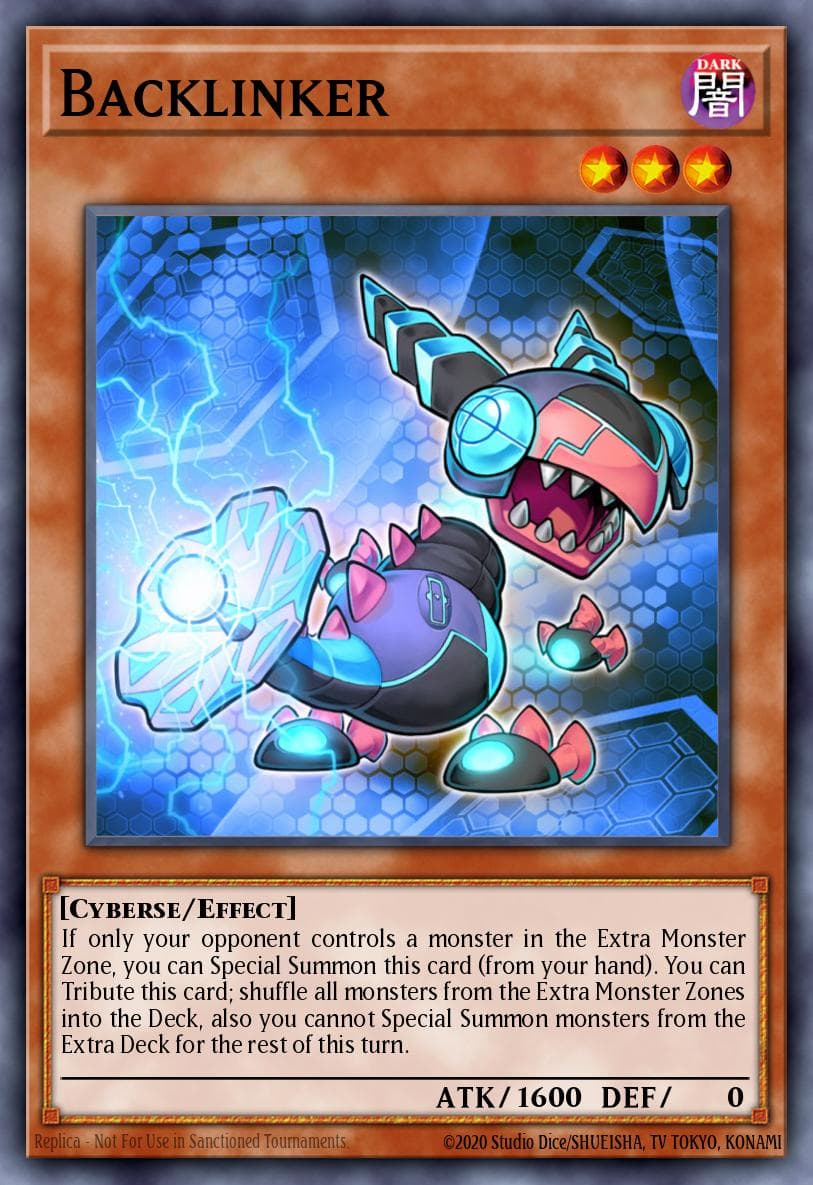 Backlinker — Star Pack VRAINS Yu-Gi-Oh! card by KAZUKI TAKAHASHI
