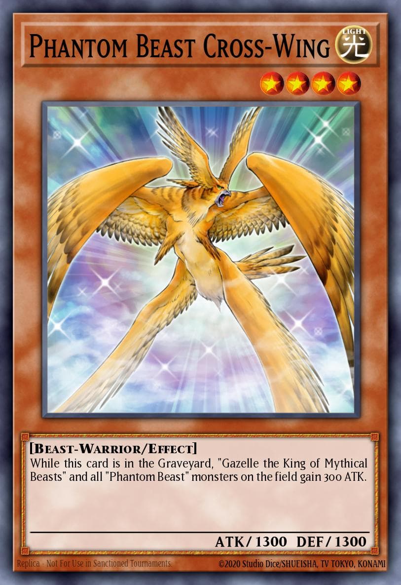 Phantom Beast Cross-Wing — GX Tag Force Promo Yu-Gi-Oh! card by KAZUKI TAKAHASHI