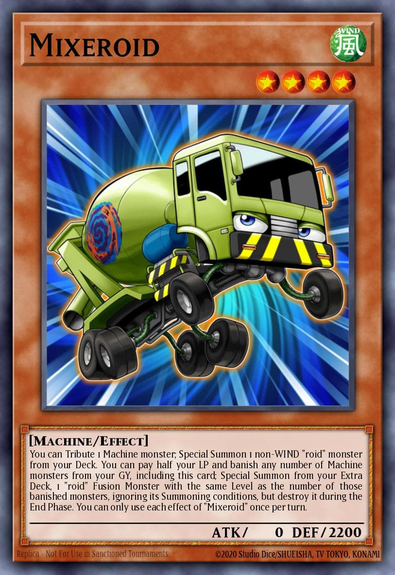 Mixeroid — Legendary Duelists Yu-Gi-Oh! card by KAZUKI TAKAHASHI