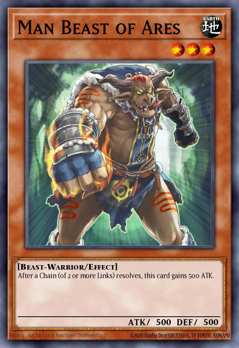 Man Beast of Ares — Cyberdark Impact