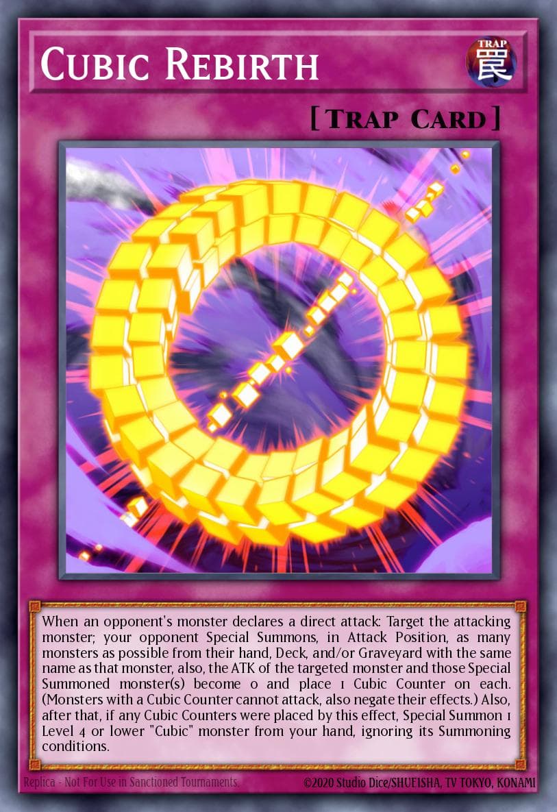Cubic Rebirth — The Dark Side of Dimensions Movie Pack: Gold Edition Yu-Gi-Oh! card by KAZUKI TAKAHASHI