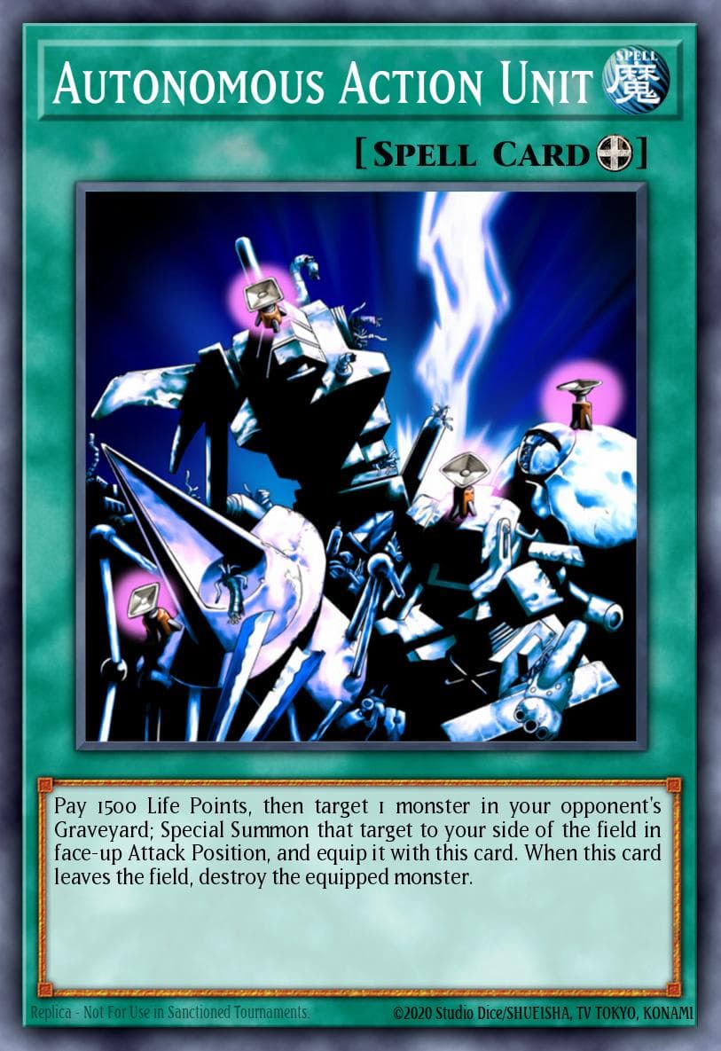 Autonomous Action Unit — Battle Pack 2: War of the Giants Yu-Gi-Oh! card by Katsuyuki Takahashi