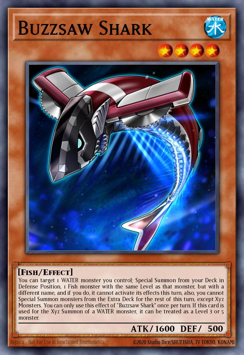 Buzzsaw Shark — Eternity Code Yu-Gi-Oh! card by Konami