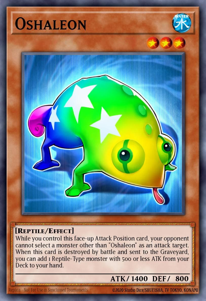 Oshaleon — Stardust Overdrive Yu-Gi-Oh! card by Kagemaru Himeno